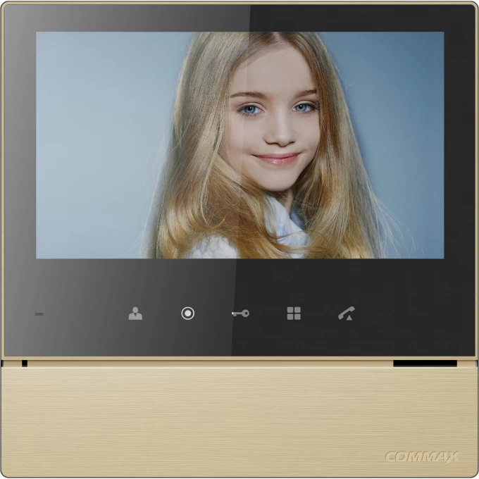 Видеодомофон COMMAX CDV-70H2 Золото Black Smog CDV-70H2 ZOLOTO Black Smog