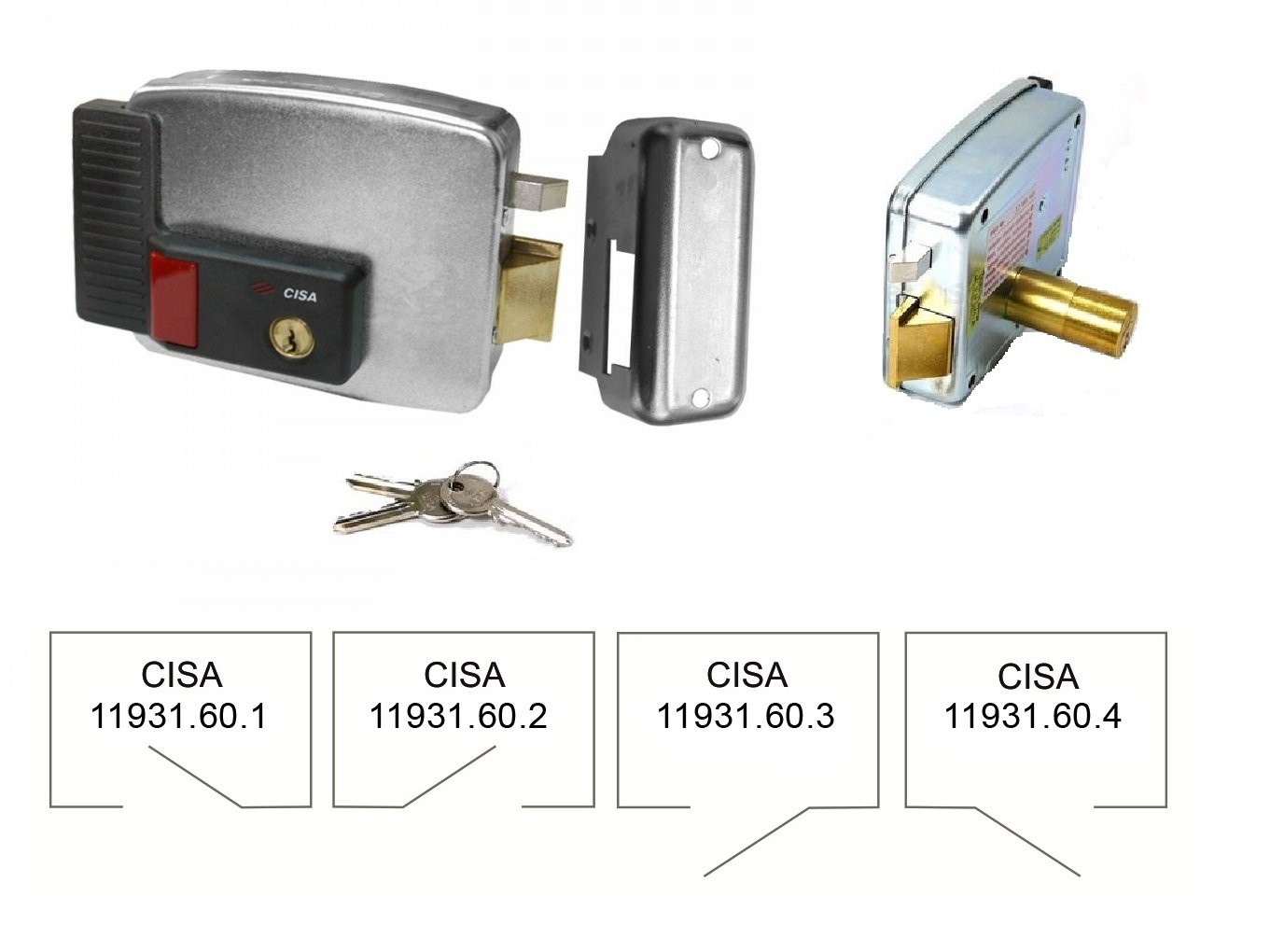 Замок электромеханический CISA 11.931.60.3
