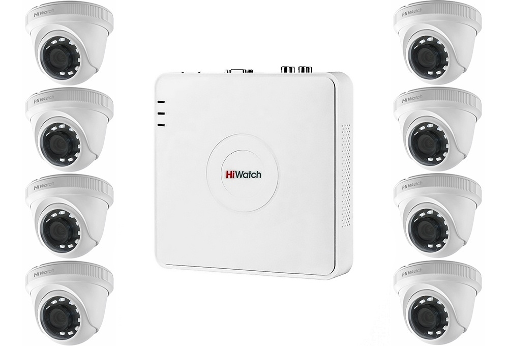Комплект видеонаблюдения HiWatch KIT 8N2D2