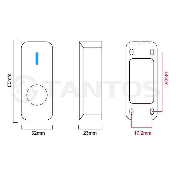 TS-NoTouch IP68 Домофон Мастер Товары TS-NoTouch IP68